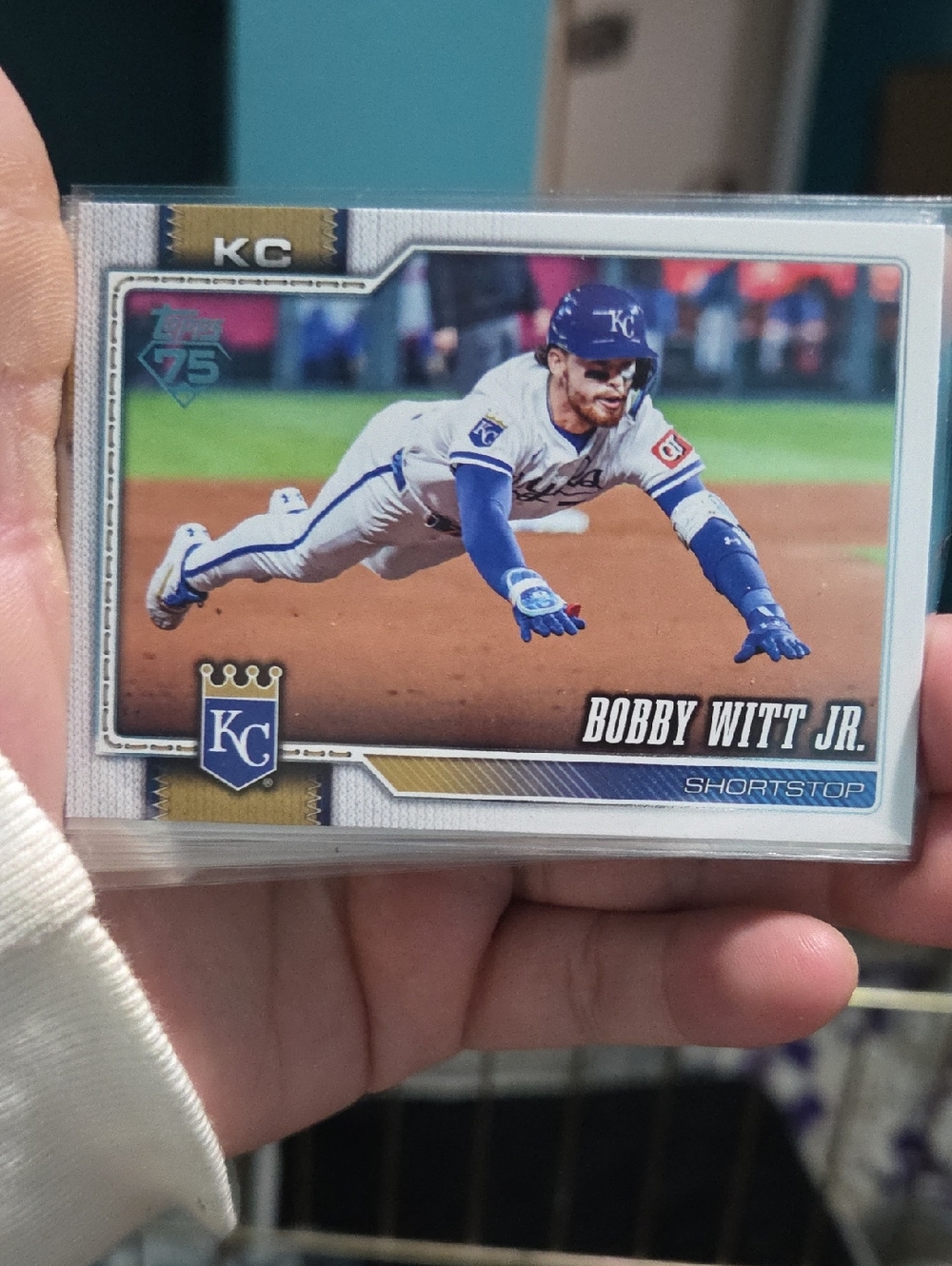 Topps Bobby Witt Jr. Baseball Card - Blue/White/Gold